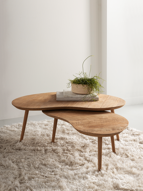 Coffee table Apollo, set of 2 in a room setting