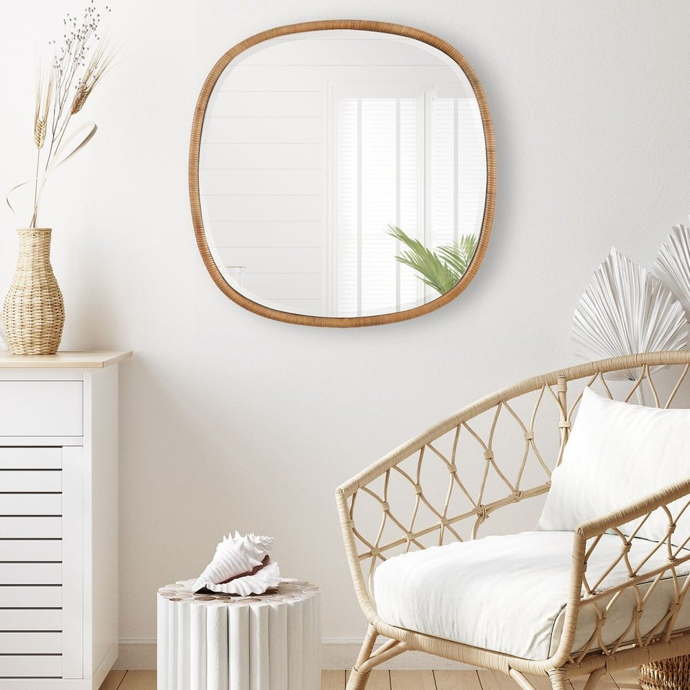 Keiichi Cordelia Rattan Mirror, view 2