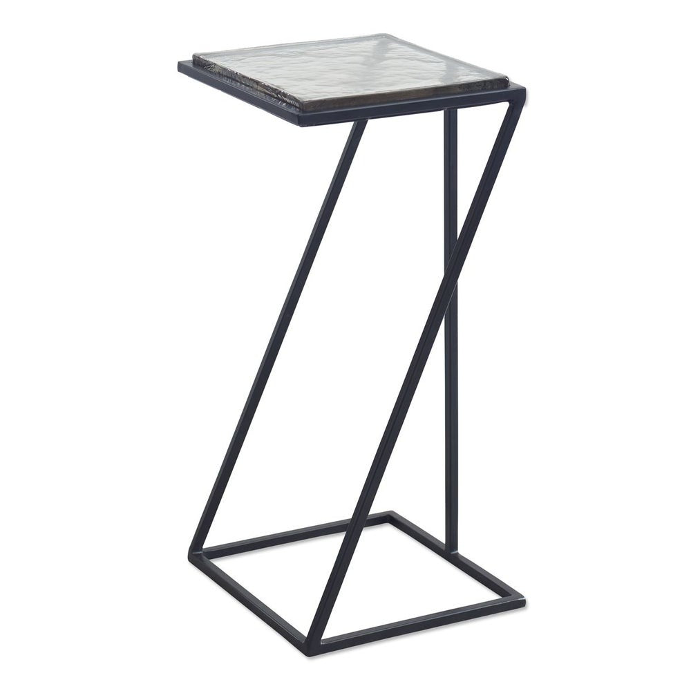 Keiichi Chamber Square Side Table in Black