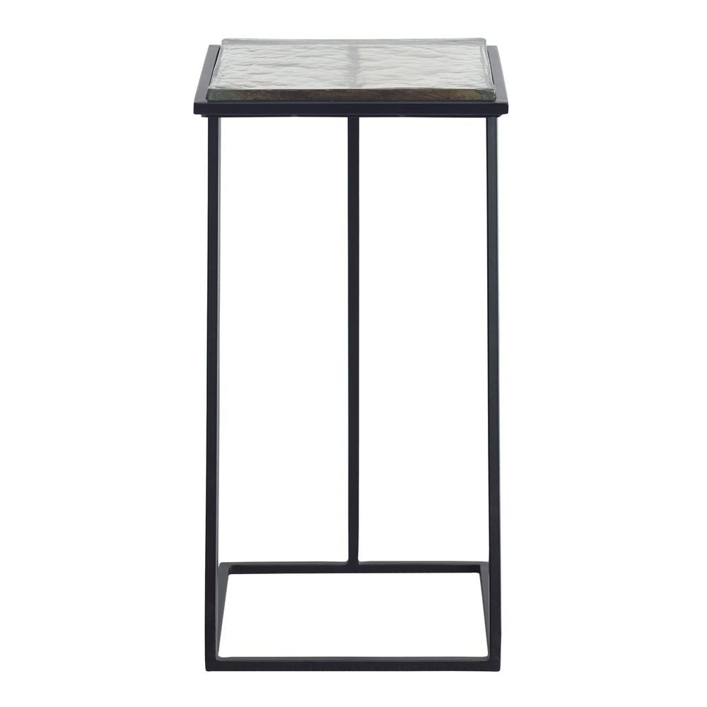 Keiichi Chamber Square Side Table in Black, view 3