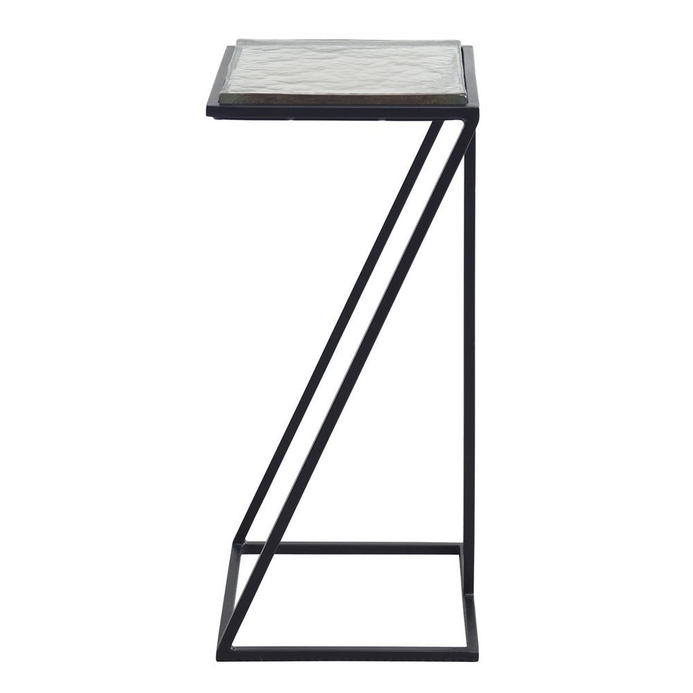 Keiichi Chamber Square Side Table in Black, view 4