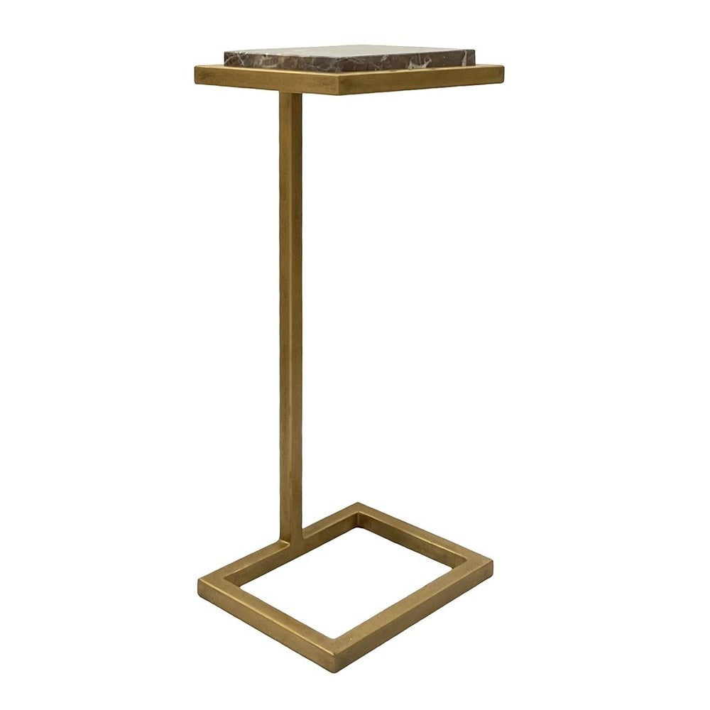 Keiichi Myra Side Table in Antique Gold, view 2