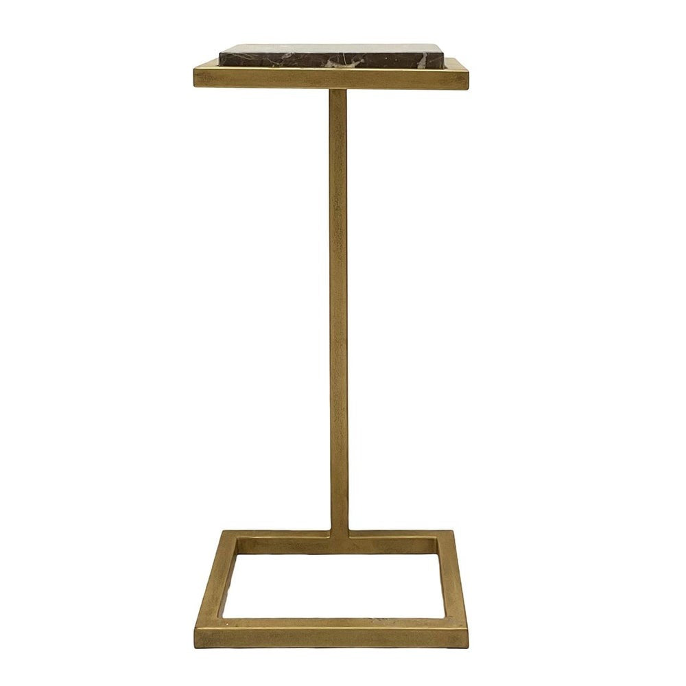 Keiichi Myra Side Table in Antique Gold