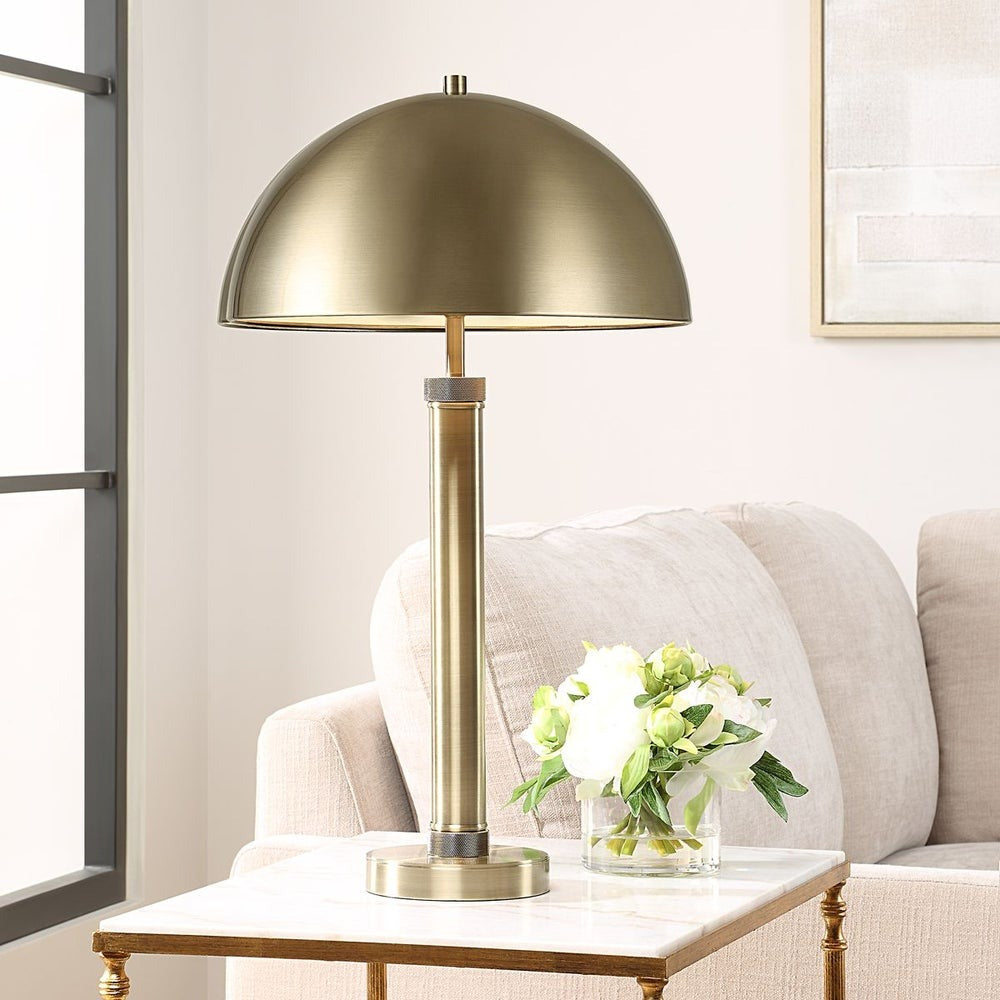 Keiichi Charles Table Lamp in Antique Brass, view 7