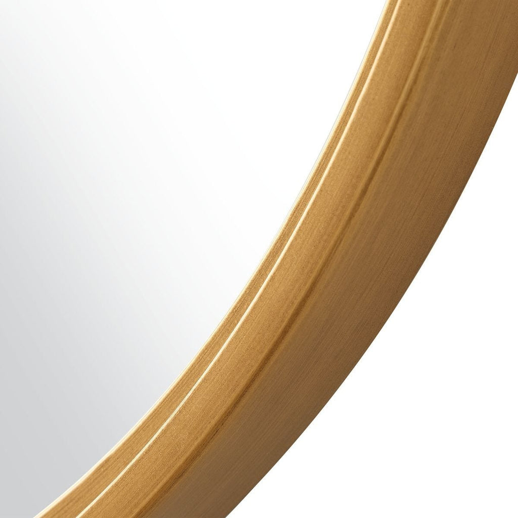 Keiichi Brushed Gold Pill Mirror, view 5