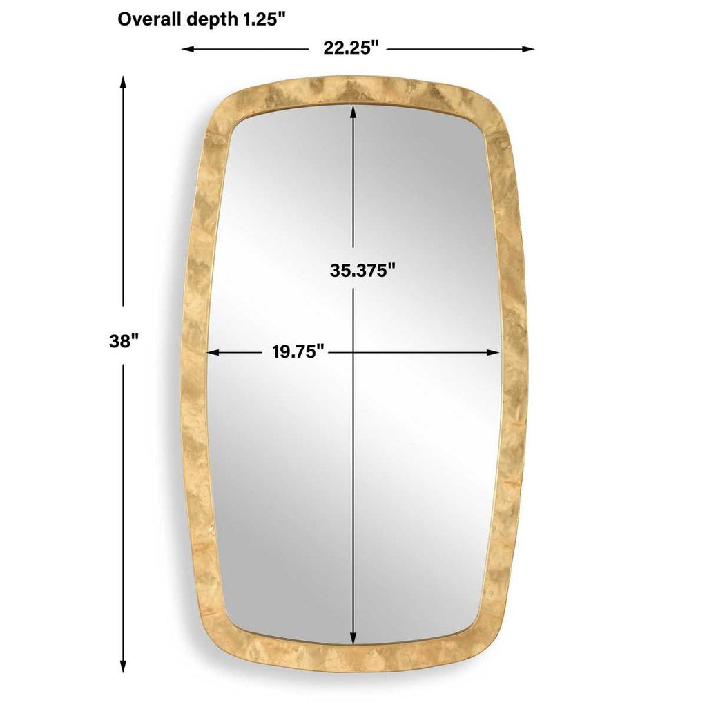 Keiichi Gold Leaf Mirror, view 6