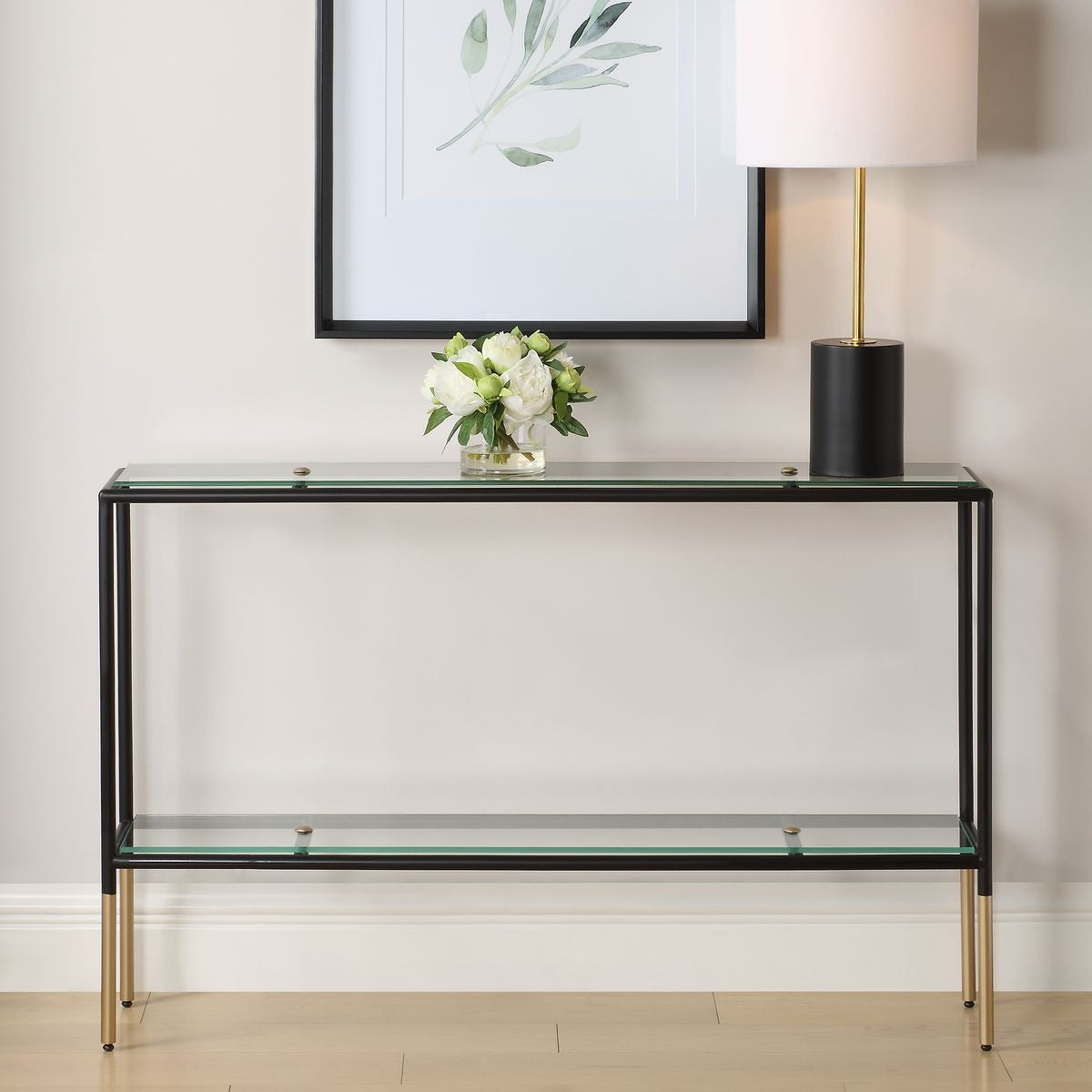 Keiichi Button Console Table, view 2