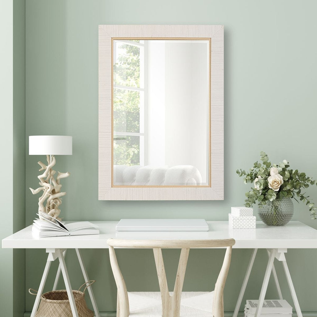 Keiichi Hamptons Mirror in Whitewash, view 9