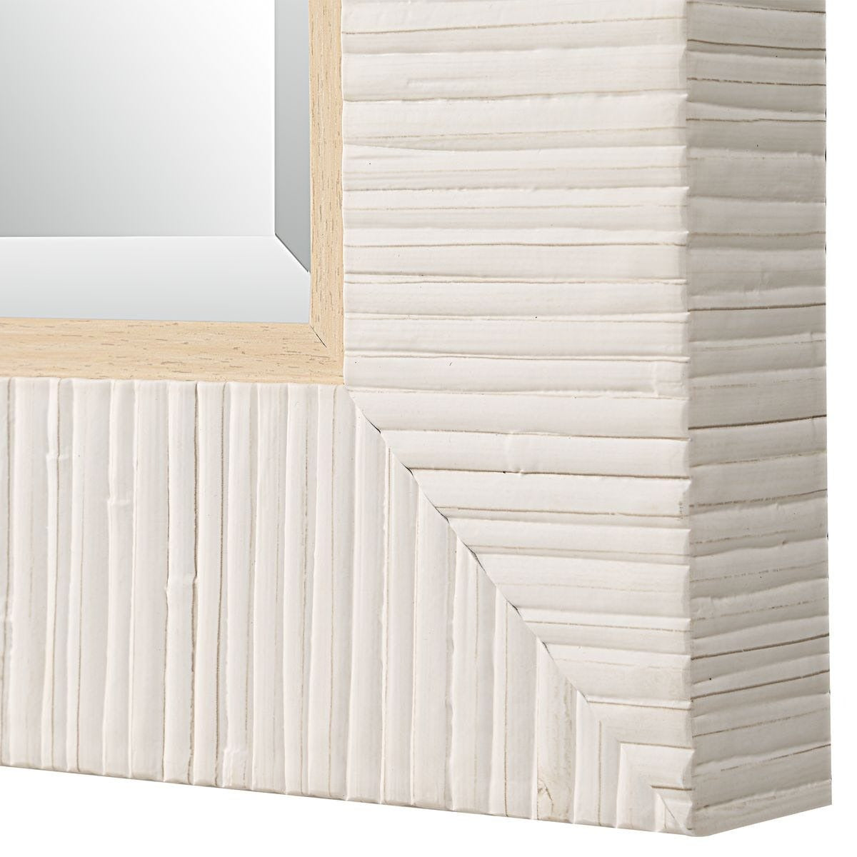 Keiichi Hamptons Mirror in Whitewash, view 12