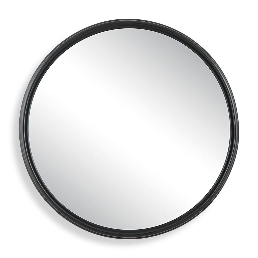 Keiichi Filton Black Round Mirror