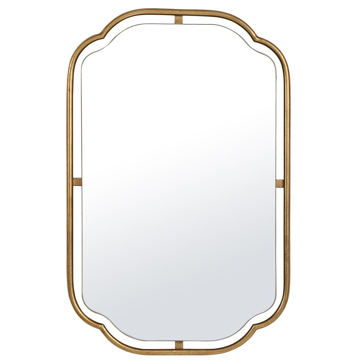 Keiichi Floating Gold Leaf Mirror