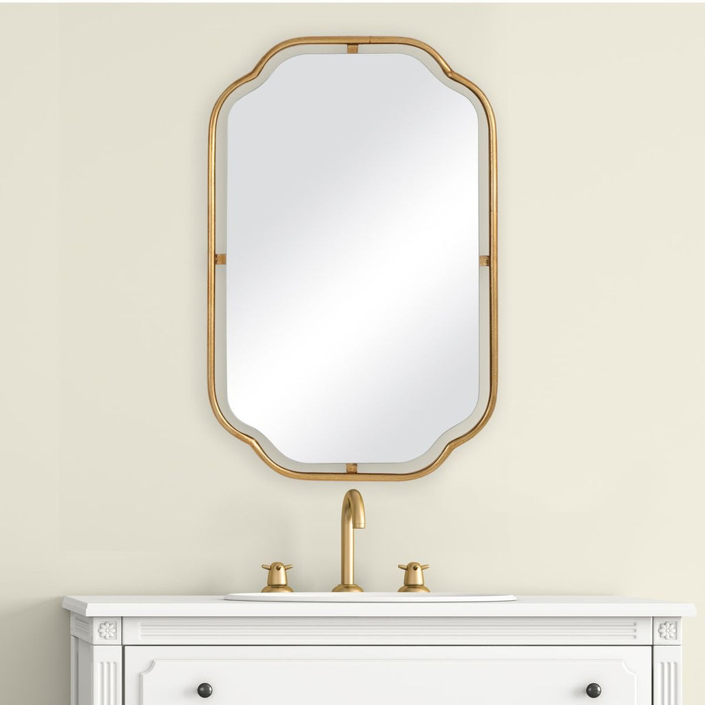 Keiichi Floating Gold Leaf Mirror, view 2