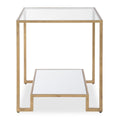 Keiichi Eleanor Two Tier Gold Side Table