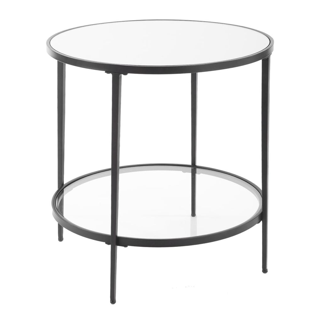 Keiichi Asher Round Black Side Table, view 4