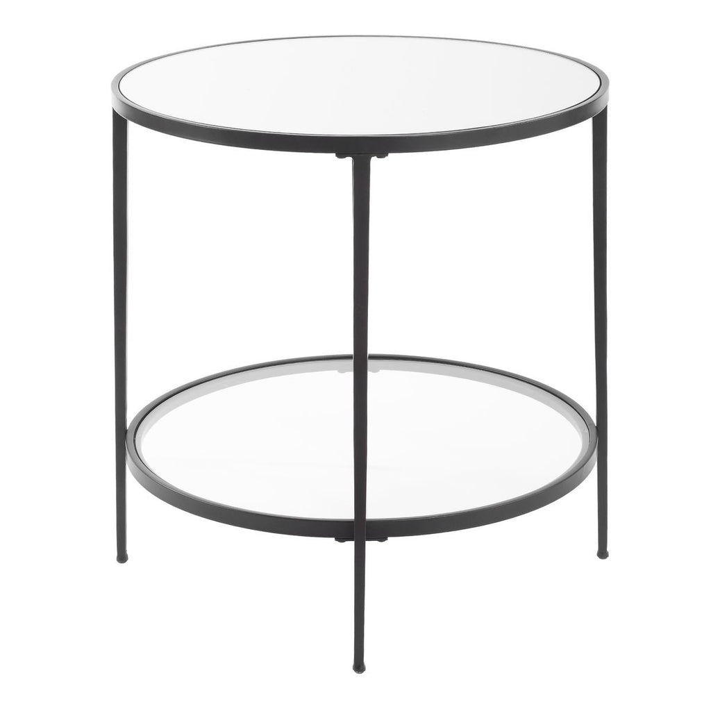 Keiichi Asher Round Black Side Table, view 5