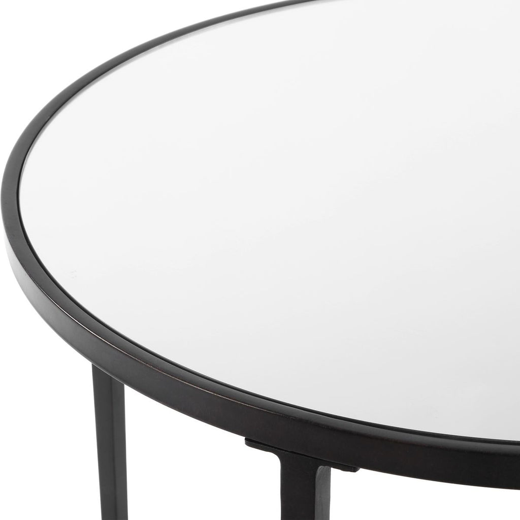 Keiichi Asher Round Black Side Table, view 6