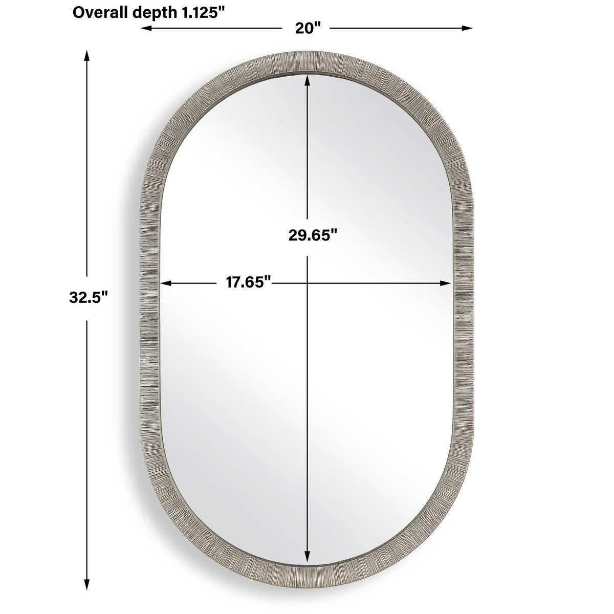Keiichi Silver Pill Mirror, view 6