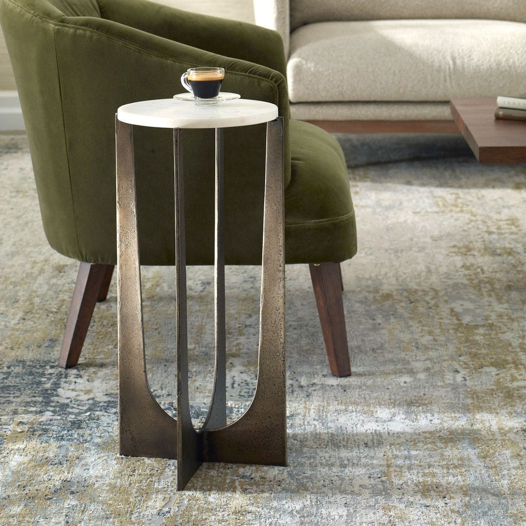Keiichi Rhys Marble Accent Table, view 2