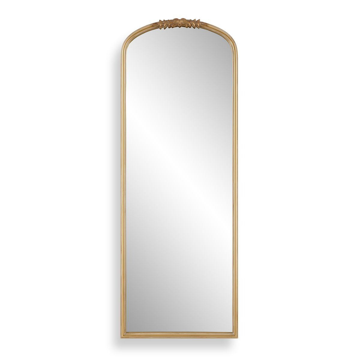 Keiichi Edith Tall Antique Gold Mirror