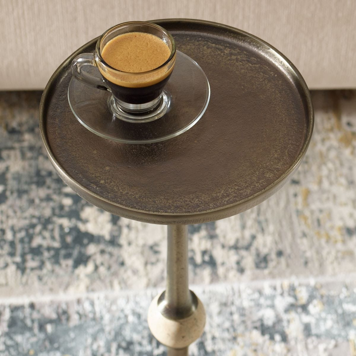Keiichi Arthur Dark Bronze Side Table, view 3