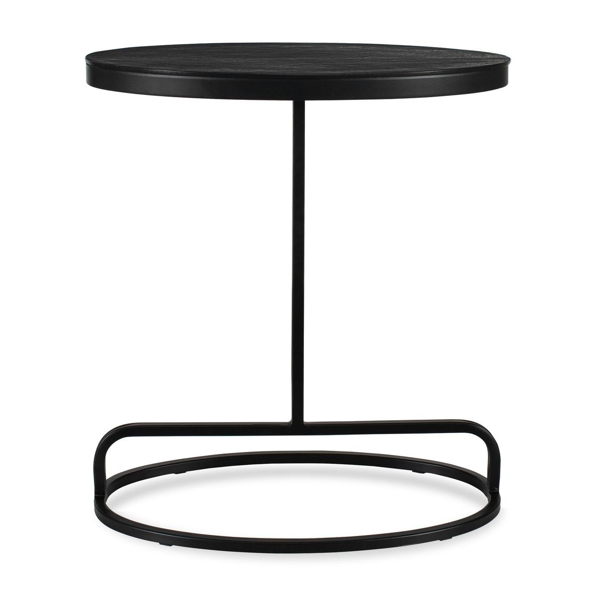 Keiichi Matisse Black Oval Side Table