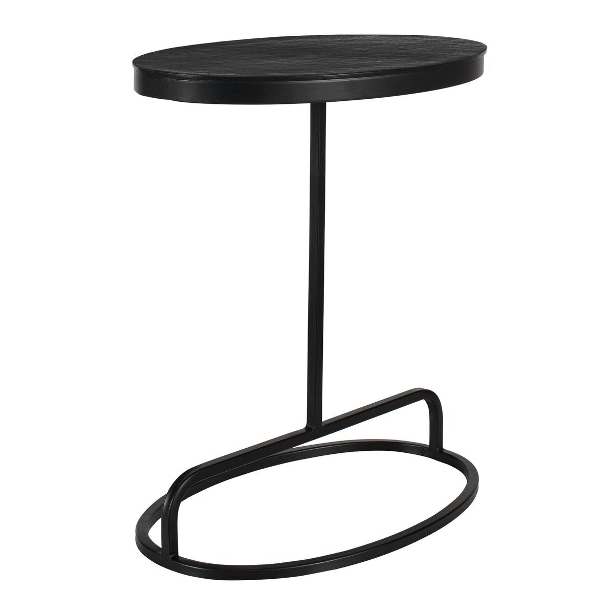 Keiichi Matisse Black Oval Side Table, view 4