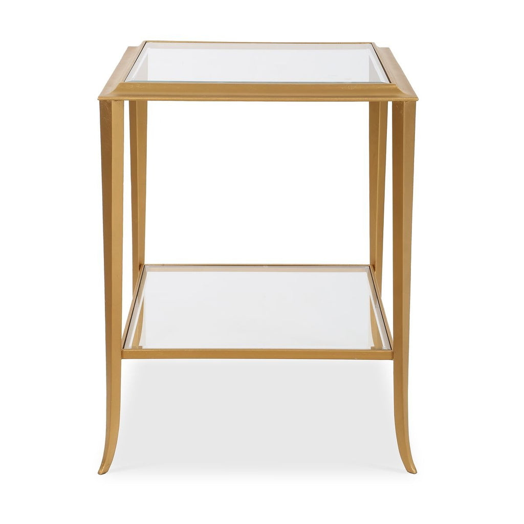 Keiichi Austen Square Gold Leaf Side Table