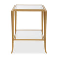 Keiichi Austen Square Gold Leaf Side Table