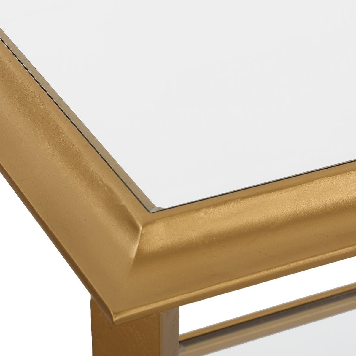 Keiichi Austen Square Gold Leaf Side Table, view 5