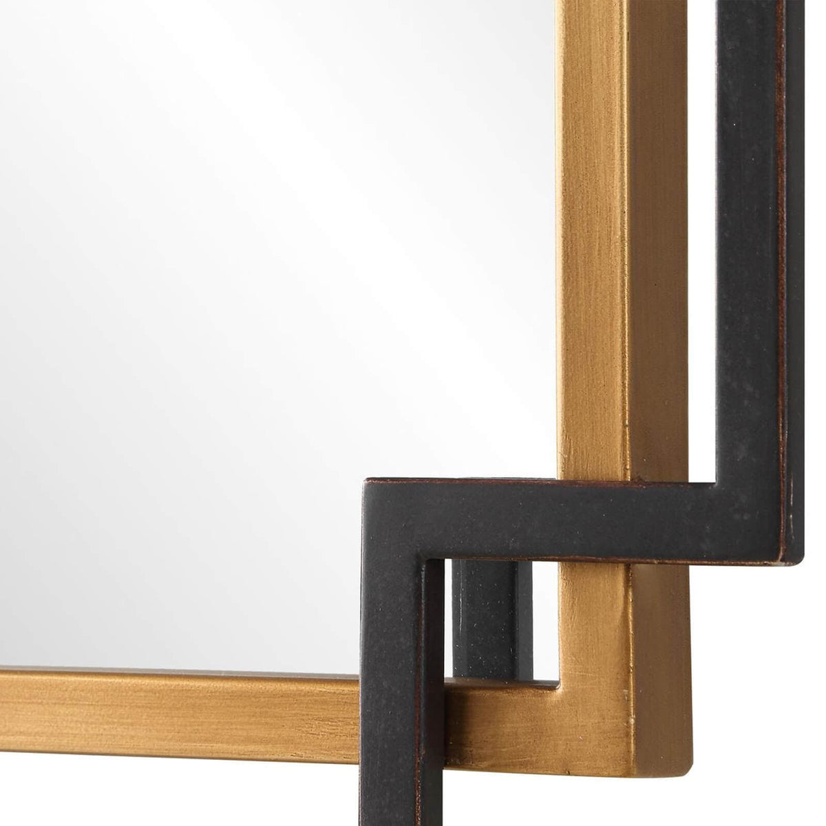 Keiichi Deco Mirror in Bronze and Gold, view 4