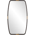 Keiichi Draken Mirror in Dark Bronze and Gold