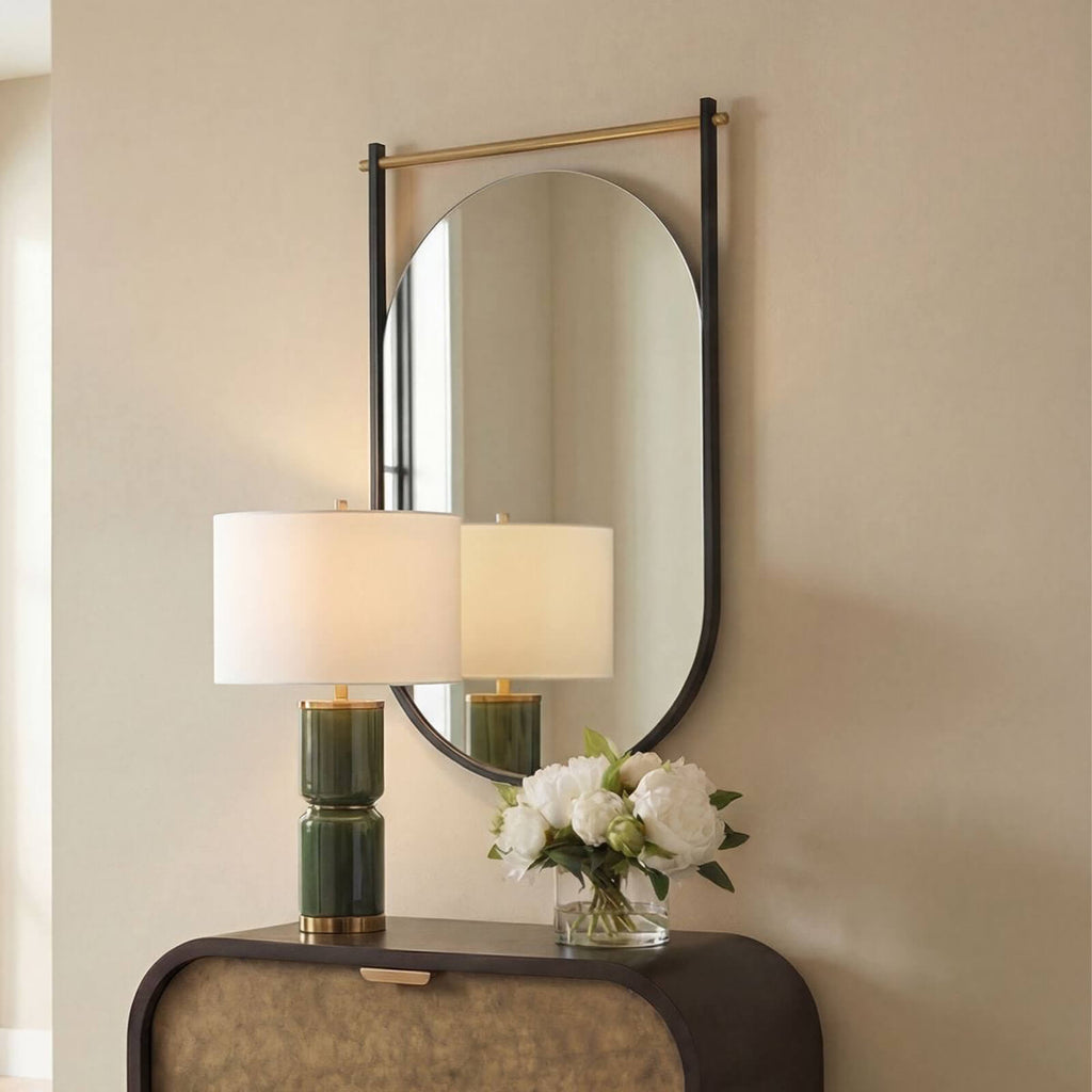 Keiichi Delmar Mirror in Black and Gold, view 2