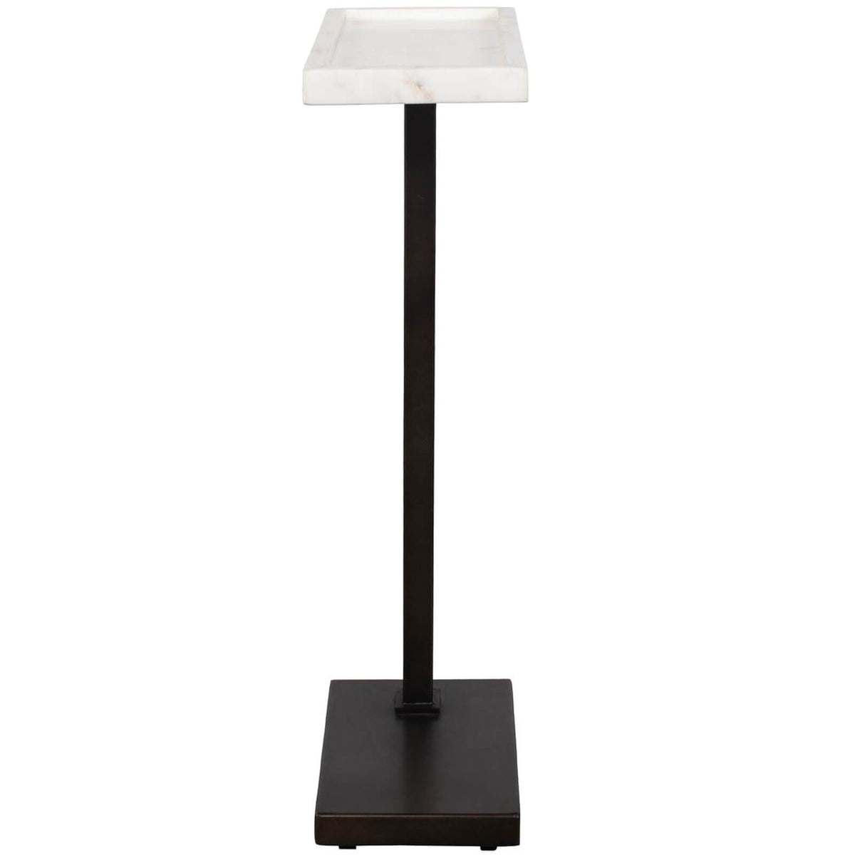 Keiichi Morgan Side Table in White Marble, view 3