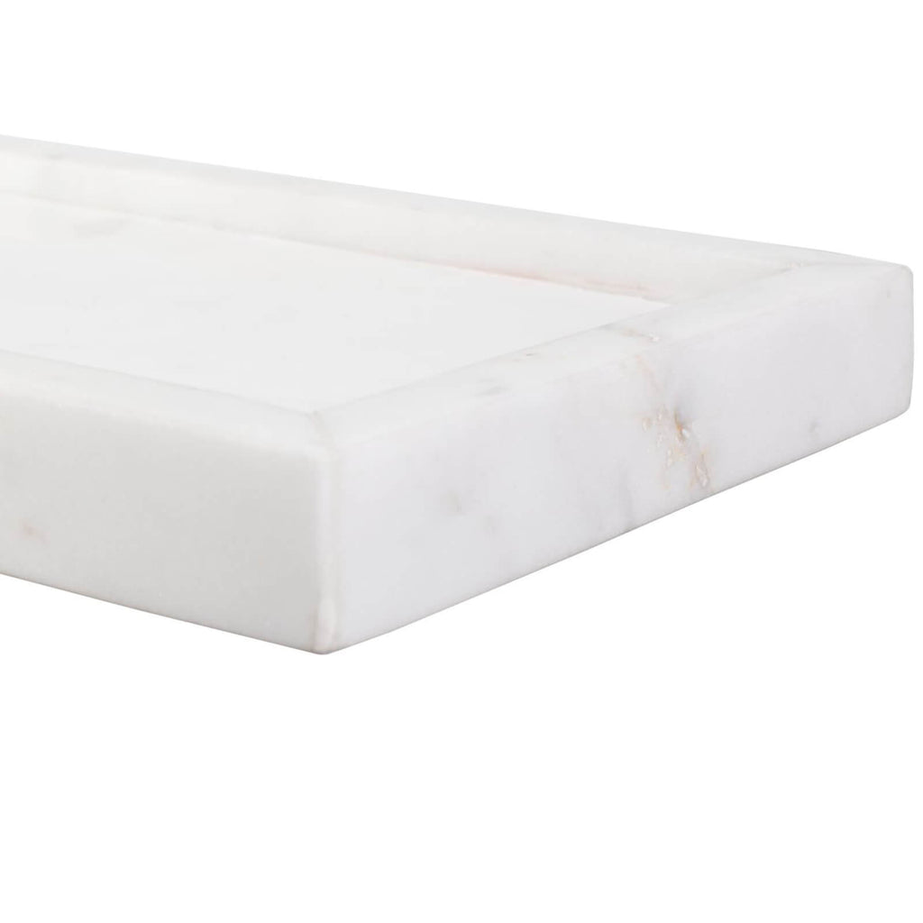 Keiichi Morgan Side Table in White Marble, view 6