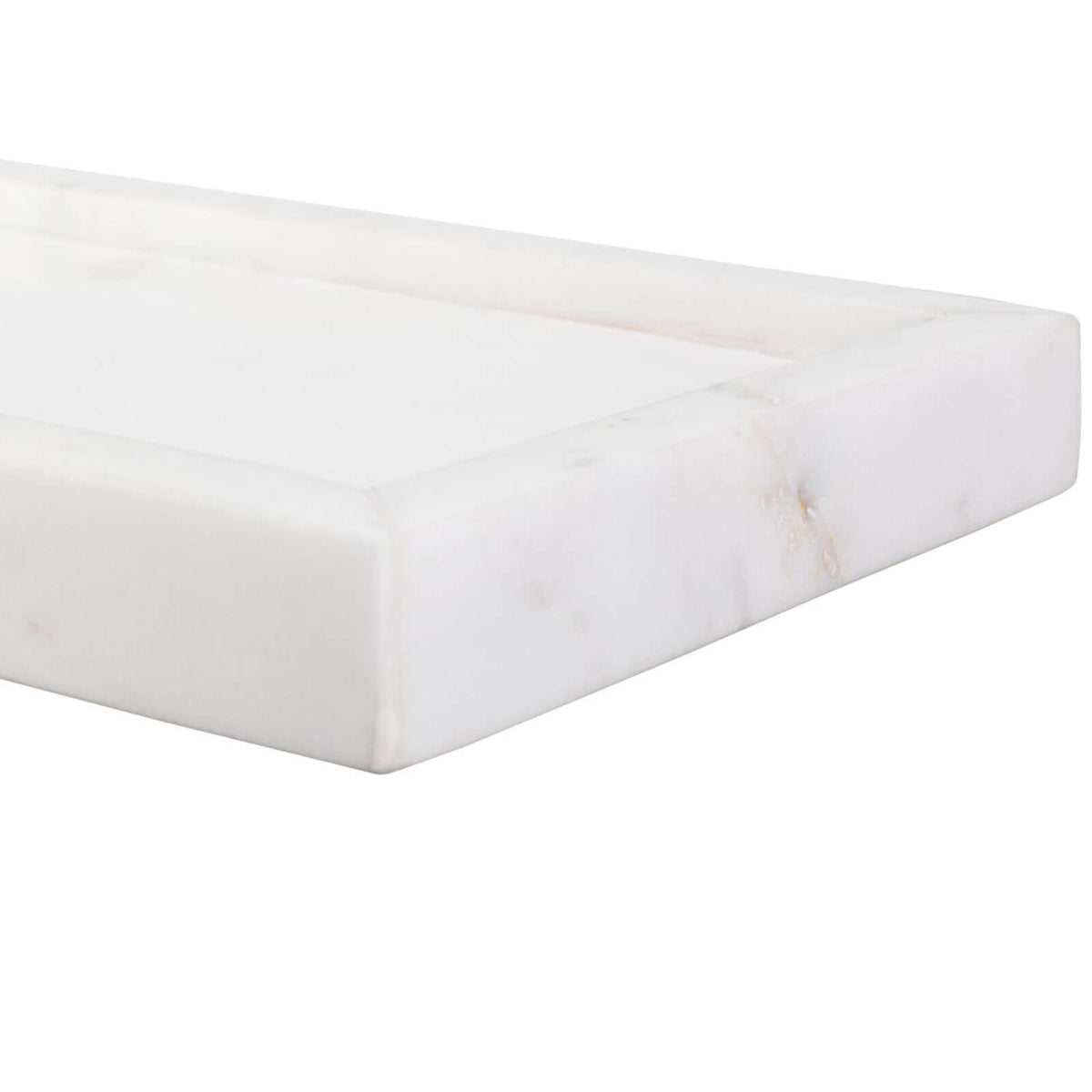 Keiichi Morgan Side Table in White Marble, view 6