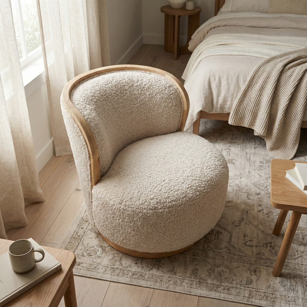 Keiichi Abingdon Swivel Accent Chair, view 4