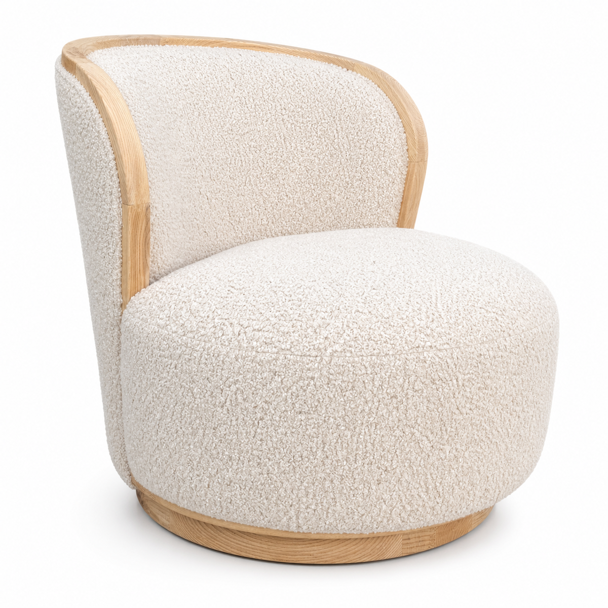 Keiichi Abingdon Swivel Accent Chair