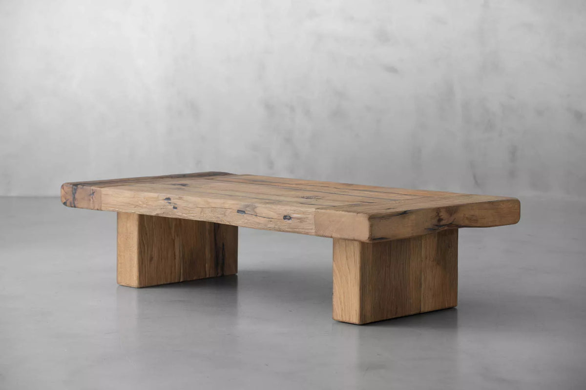 Keiichi Reclaimed Oak Coffee Table, view 5