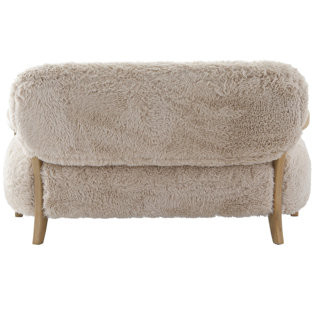 Keiichi Baaarb Sofa in Faux Sheepskin, view 12