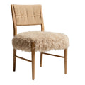 Keiichi Bourton Dining Chair in Faux Mongolian Fur
