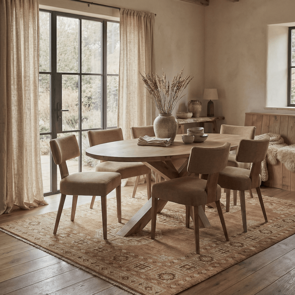 Keiichi Bampton Dining Chair in Sienna, view 2