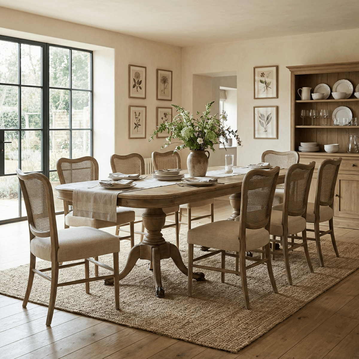 Keiichi Buckingham Extending Solid Oak Dining Table - 210-310cm, view 2