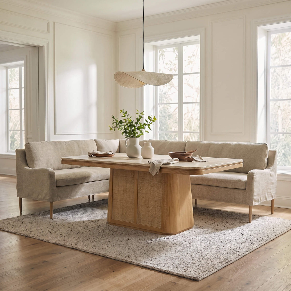 Keiichi Pensham Upholstered Bench, view 14