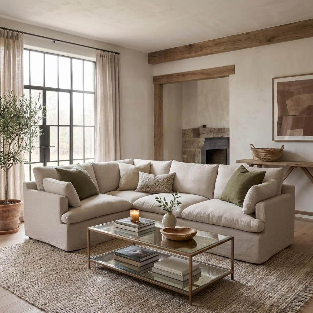 Keiichi Upton Coffee Table in Antique Brass, view 2