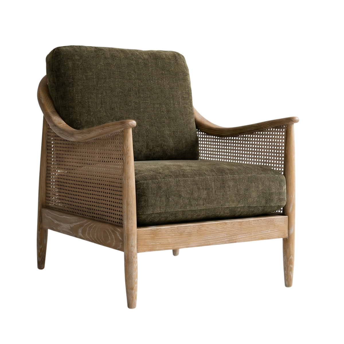 Keiichi Chadlington Accent Chair in Bottle Green