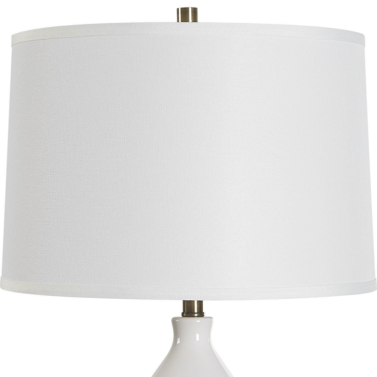 Keiichi Delaunay Table Lamp in White, view 11