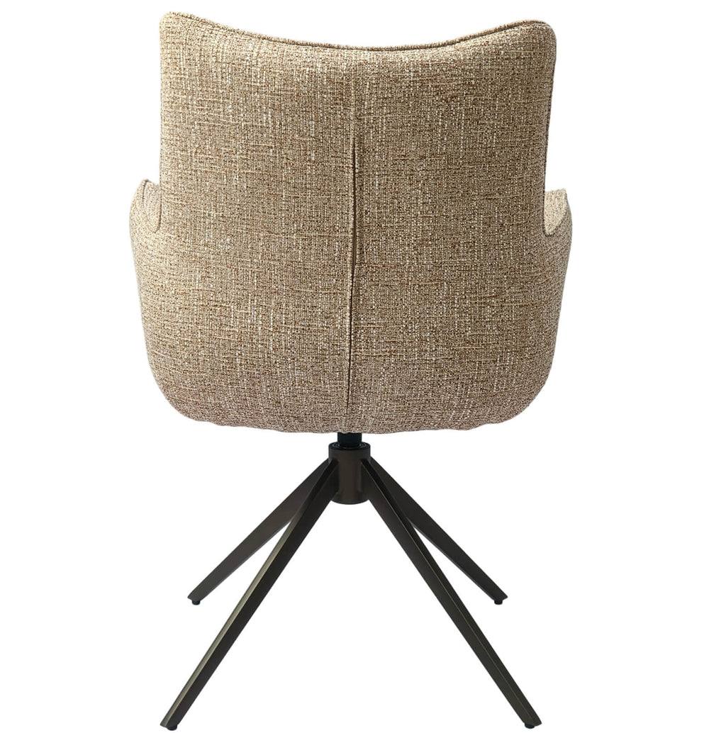 Keiichi Ducklington Swivel Dining Arm Chair, view 3