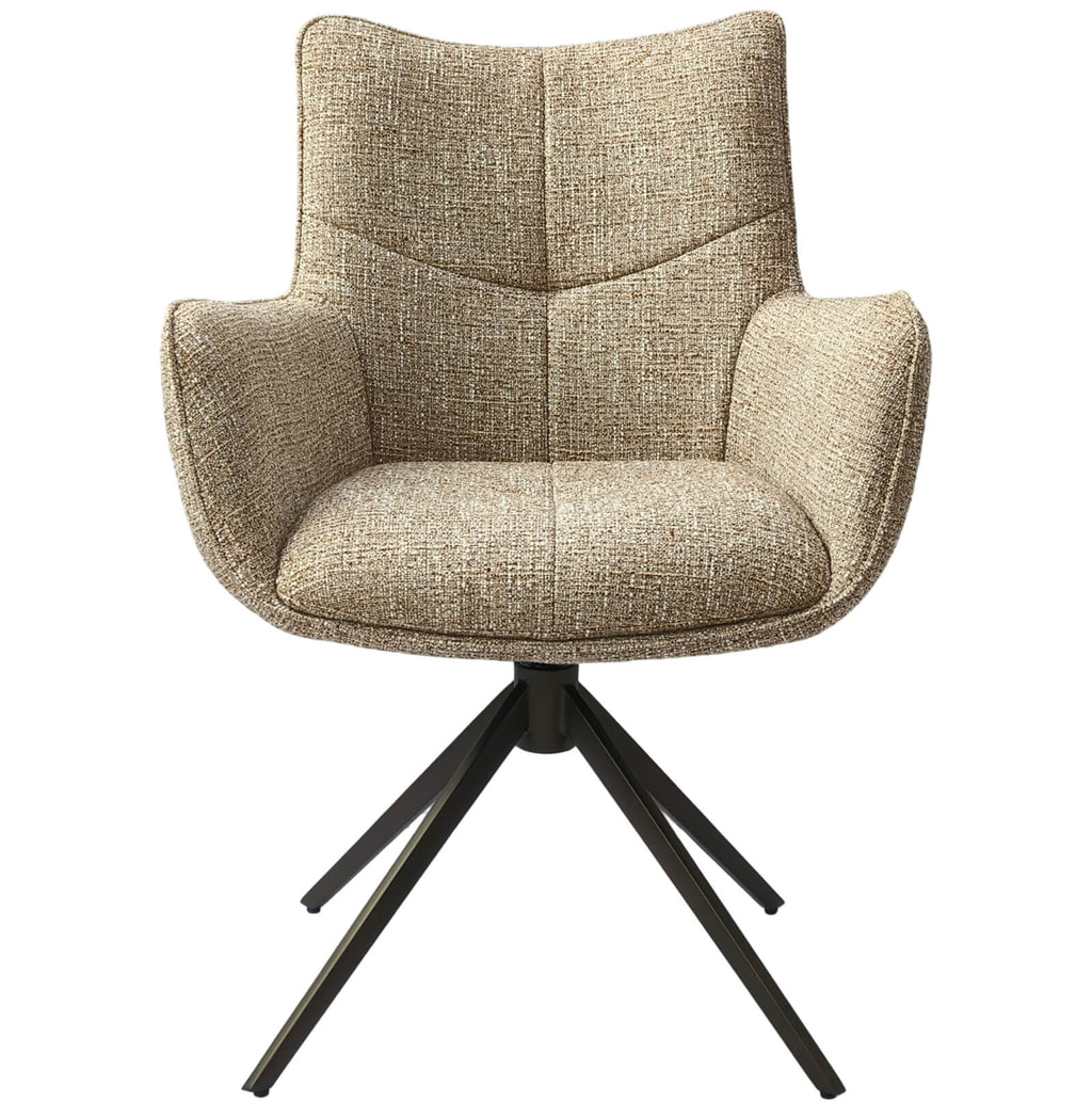 Keiichi Ducklington Swivel Dining Arm Chair, view 2