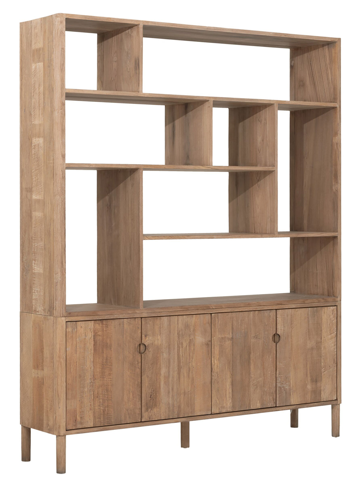 DTP Home Bookcase Apollo, 4 doors, 8 open racks