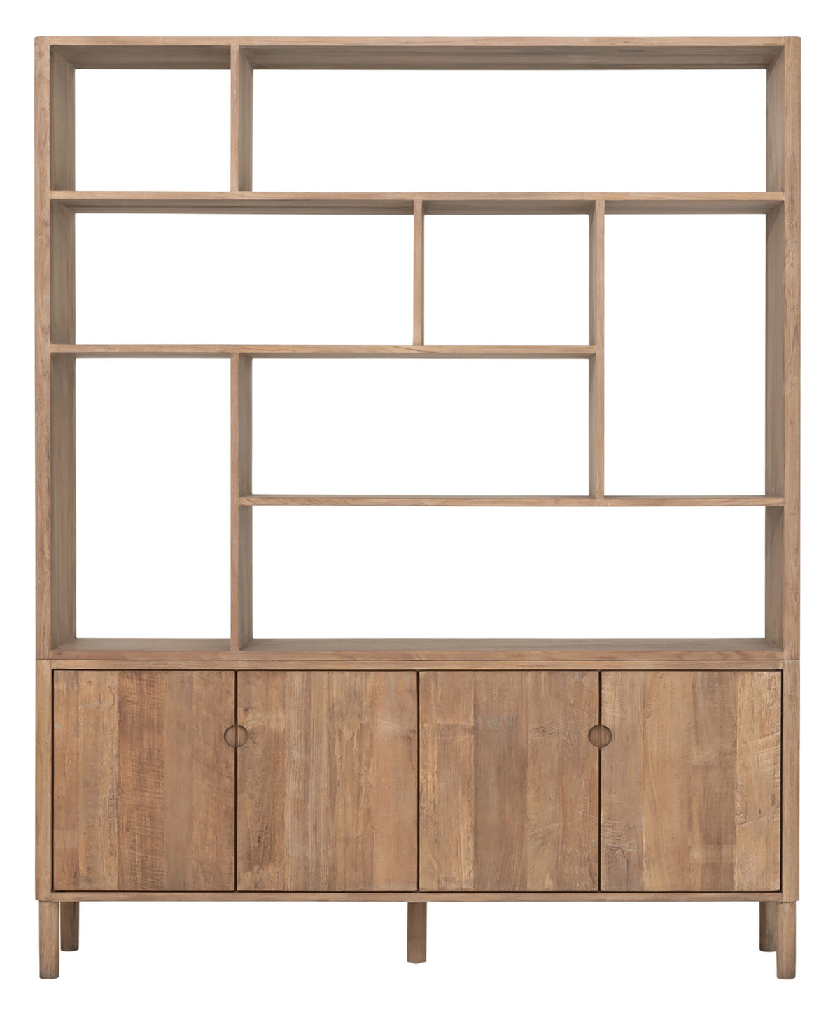 DTP Home Bookcase Apollo, 4 doors, 8 open racks